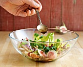 Jahreszeiten-Küche, Herbst- licher Blattsalat mit Feigen, Step