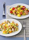 Diabetiker-Küche, Nudelsalat und Kartoffelsalat
