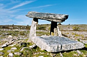 Irland: Burren, Megalithgrab Poulnabrone Dolmen
