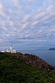 View of lighthouse at Fanad cliff in County Donegal, Ireland, UK