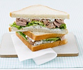 Single-Küche, Thunfisch Sandwich