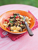 Sommerküche, Schalotten Auberginen Couscous