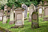 Mountain cemetery grave in Heidelberg, Germany