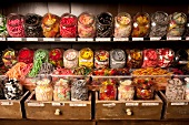 Heidelberg Zuckerladen shop with jars filled with different flavored candies in it