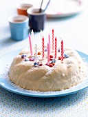 Eis & Sorbets - Eistorte Happy Birthday mit Kerzen