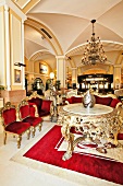 View of lobby at Hotel Kremlin Palace, Antalya, Turkey