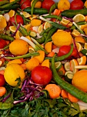 Close-up of vegetables and fruits