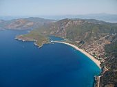 View of sea in Oludeniz, Aegean, Turkey