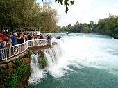 Manavgat: Wasserfall, Touristen. X 