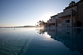 View of Hotel La Residence de la Pinede with pool at Saint-Tropez, France