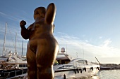 Sculpture by Botero at port of Saint-Tropez, France