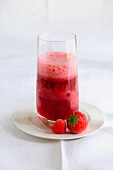 Cranberry drink in glass