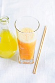Fruit drink in glass