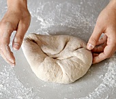Brot, Teigstücke rund wirken, Step 5