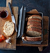 Brot,  Hirsebrot mit Hanf