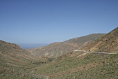 Bergstraße bei Betancuria Fuerteventura Kanarische Inseln