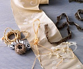 Various types of gift packing materials