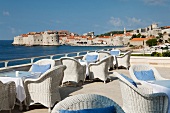 Kroatien: Dubrovnik, Meer, Frühstücksterrasse