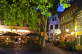 View of castle square in Frankfurt, Hesse, Germany