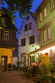 View of castle square in Frankfurt, Hesse, Germany