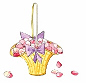 Blütenkorb, Illustration 