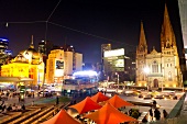 Australien, Victoria, Melbourne, Federation Square, Flinders Street