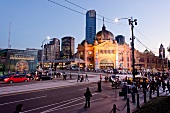 Australien, Victoria, Melbourne, Federation Square, Bahnhof