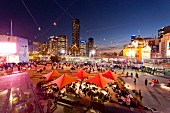 Australien, Victoria, Melbourne, Federation Square, Flinders Street