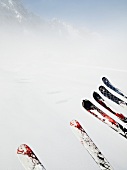 View of ski resort in Uri Alps, Engelberg, Switzerland