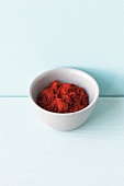 Close-up of smoked paprika in bowl