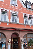 Entrance of Restaurant Zum Ochsen, St Wendel, Saarland