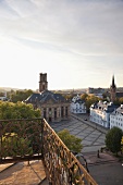 View of St. Ludwig in Ludwigplatz, Saarland, Germany