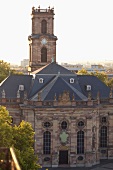 View of St. Ludwig in Ludwigplatz, Saarland, Germany