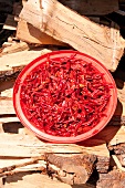 Bowl of chilli from Bhutan