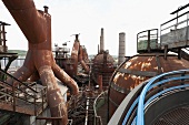 View of industry at Volklingen, Saarbrucken, Saarland, Germany