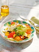 italienischer Sommer, Salat aus gemischtes Zitrusfrüchten