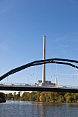 Saarland, Saar, Saarbrücken, Kraftwerk Römerbrücke