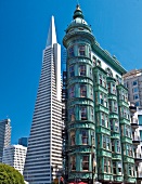 Transamerica Pyramid, San Francisco Wolkenkratzer, Flatiron Building