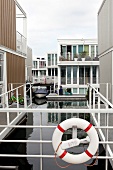 Water homes in Ijburg, Steigereiland, Amsterdam, Netherlands