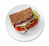 Bild-Diät, Vollkornsandwich mit Putenbrust und Gemüse