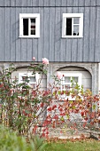 Fenster, Umgebindehaus, Rosen, Ober- lausitz, Zittauer Gebirge, Sachsen