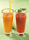 Smoothies, Orange Flash, Zwei Jahreszeiten