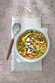 Lentil and Chinese cabbage stew
