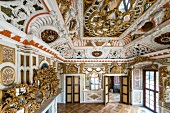 View of Leibniz Room at lord of the manor Hausen, Hannover, Germany