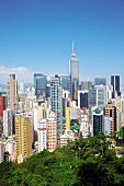 Hongkong, Skyline, Wolkenkratzer, Hochhäueser, Distrikt Wan Chai