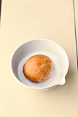 Dough for berliner sugar-coated in bowl, step 2