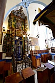View of Torah shrine at Ari Ashkenazi Synagogue, Safed, Israel