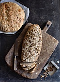 Loaf of bread with anise seeds