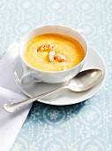 Crab soup in bowl, Bavaria, Germany