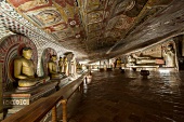 Sri Lanka, Dambulla, buddhistischer Höhlentempel, Buddhas